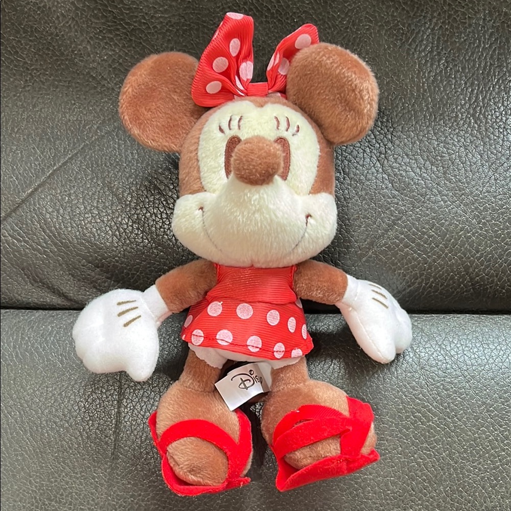 Disney Minnie Mouse Plush Toy - Red and White